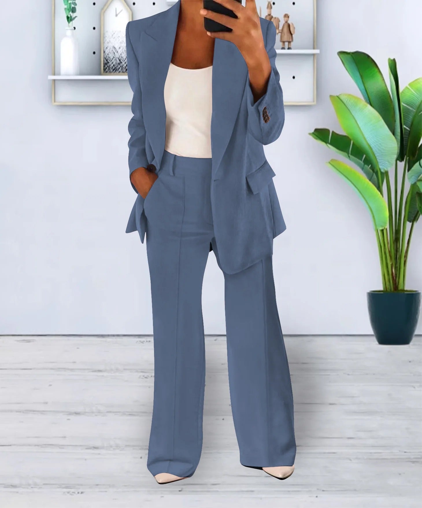 Dams Blazer Set Högkvalitativt Material