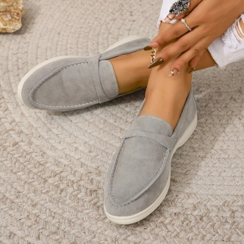 Damskor Mocka Loafers för Damer med Flexibel Sula
