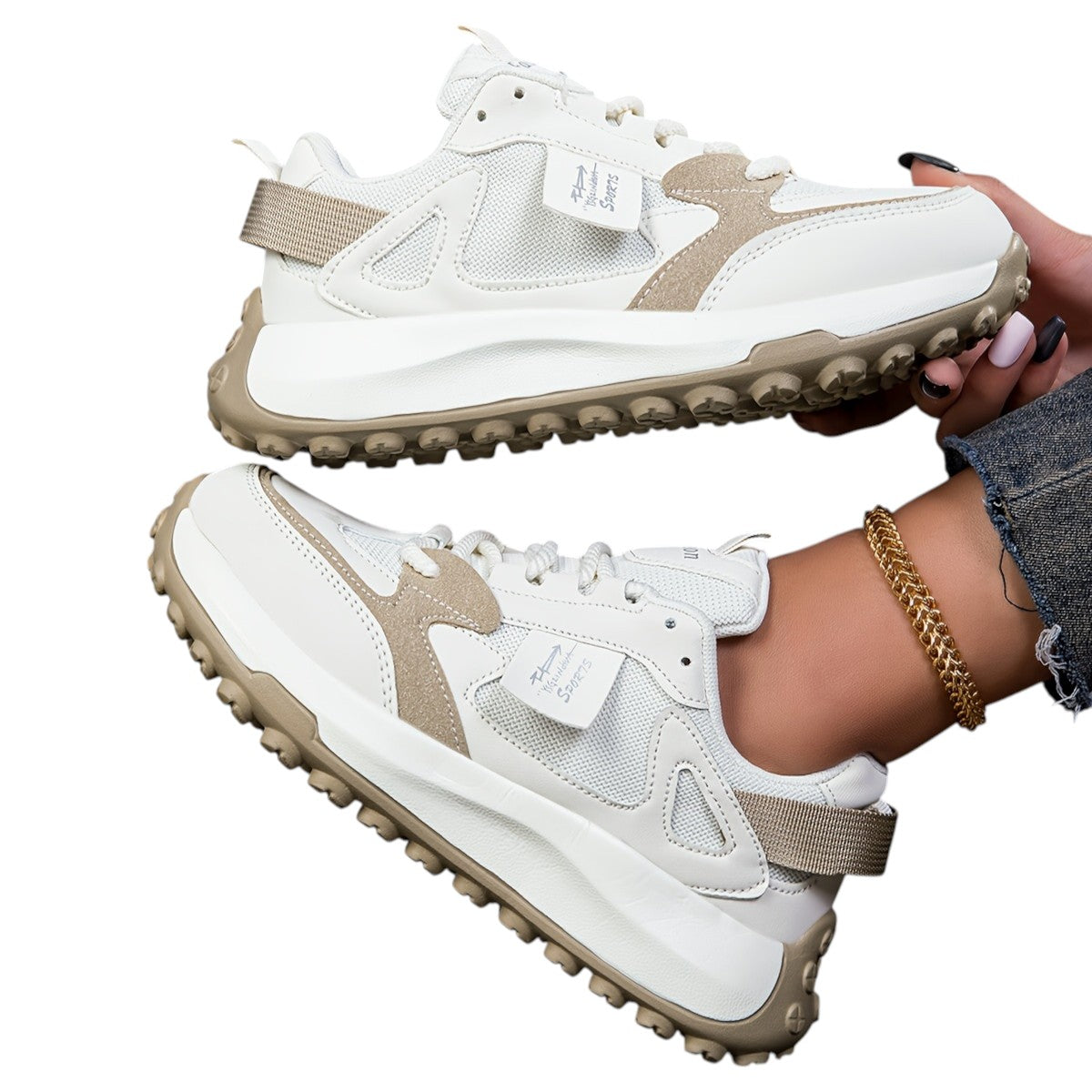 Damsneakers – Hög Sula för Trendig Komfort