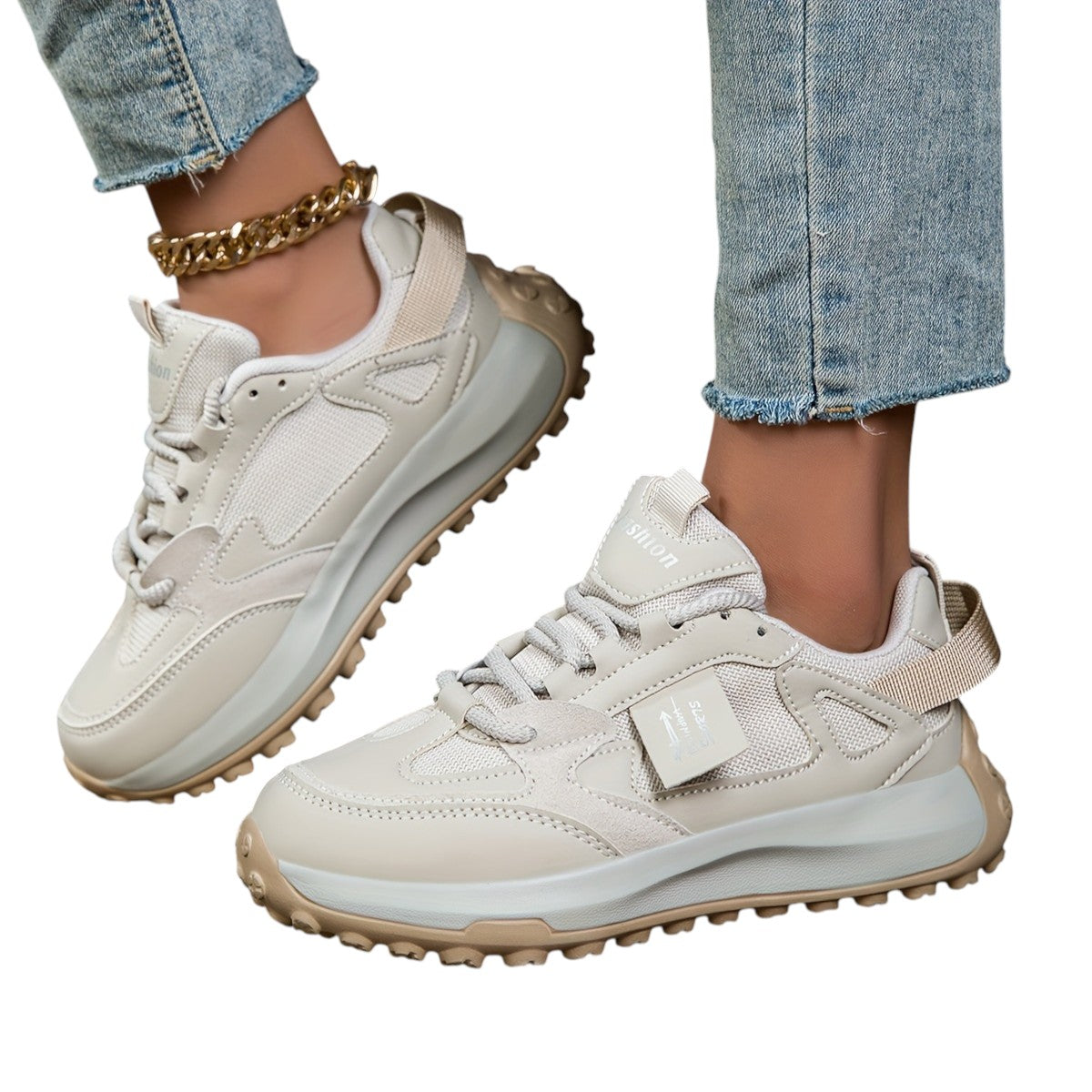 Damsneakers – Hög Sula för Trendig Komfort