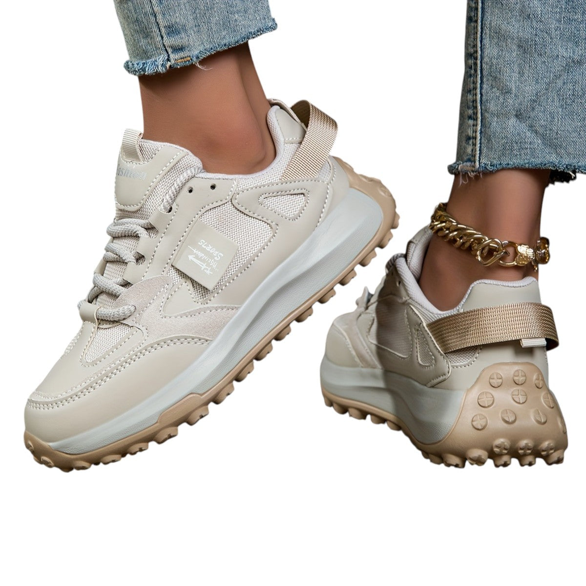 Damsneakers – Hög Sula för Trendig Komfort