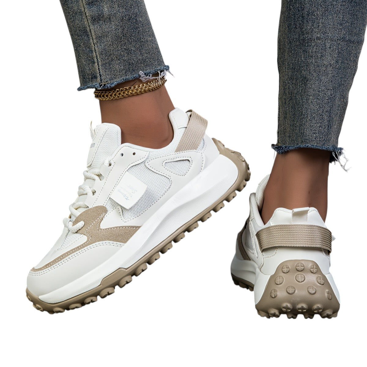 Damsneakers – Hög Sula för Trendig Komfort