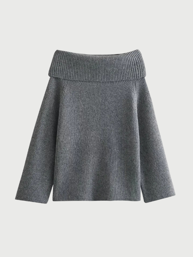 Ella | Off-Shoulder Stickad Tröja