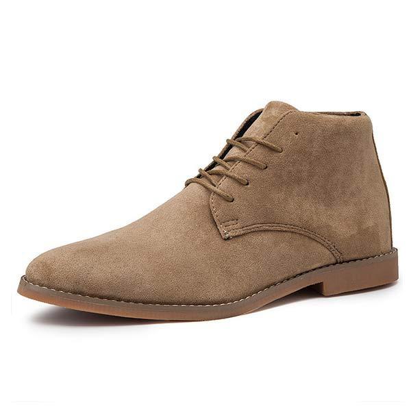 Halvhöga Herrskor i Suede – Stil & Komfort i Ett