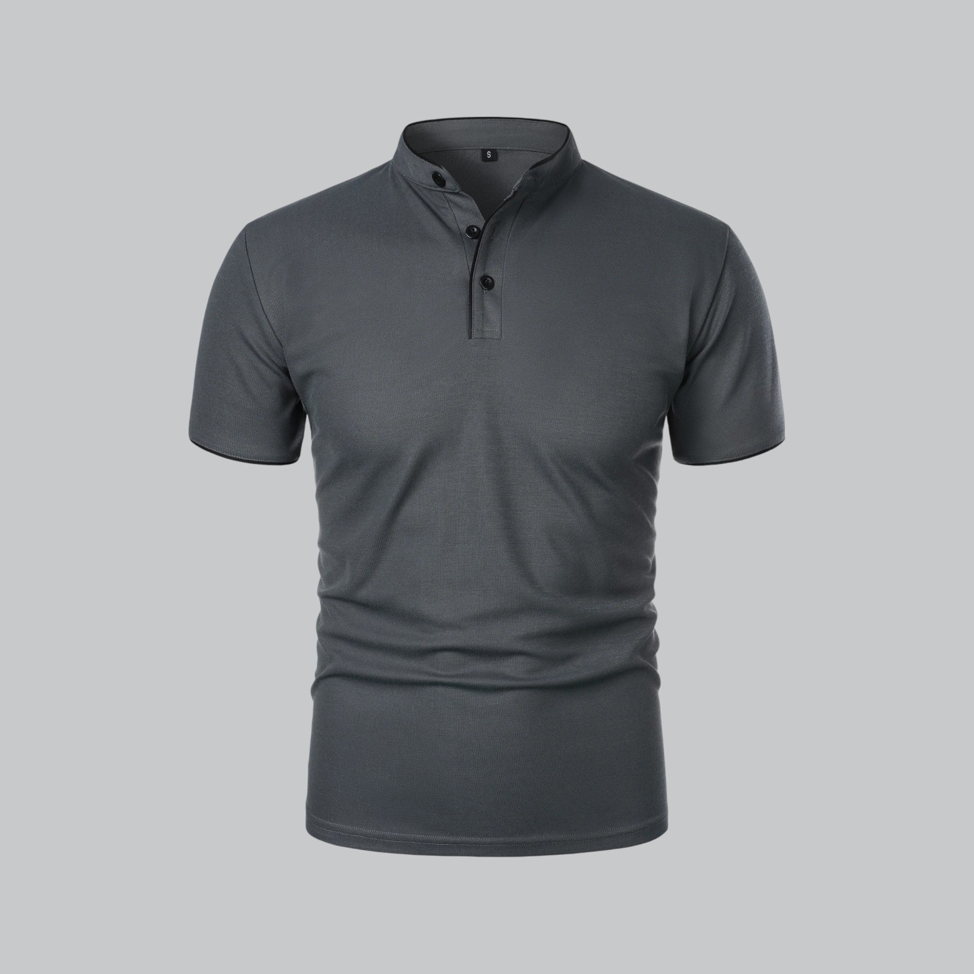 Herr Bomull Polo Skjorta Med Modern Stil