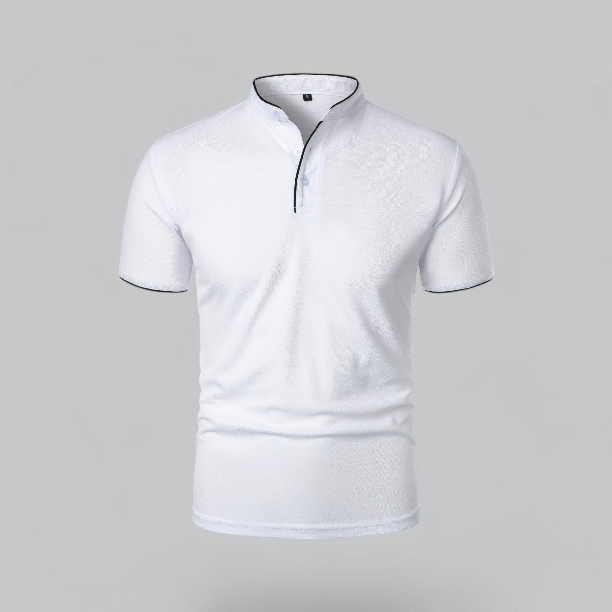 Herr Bomull Polo Skjorta Med Modern Stil