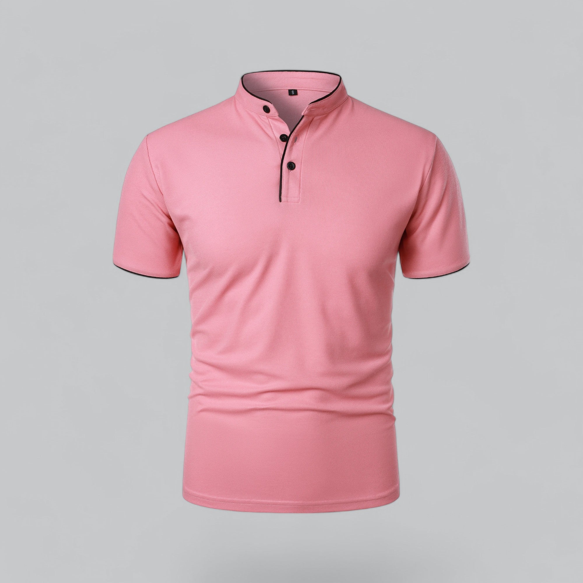Herr Bomull Polo Skjorta Med Modern Stil