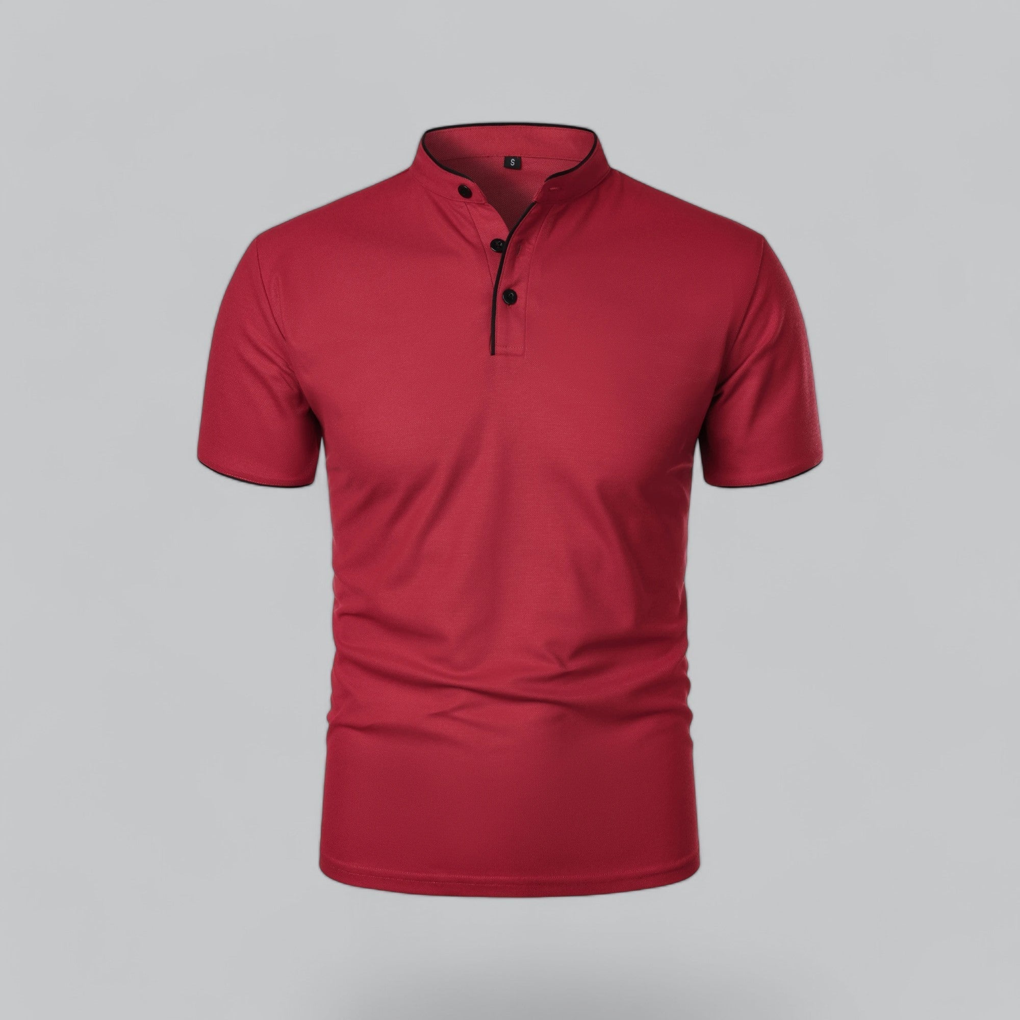 Herr Bomull Polo Skjorta Med Modern Stil