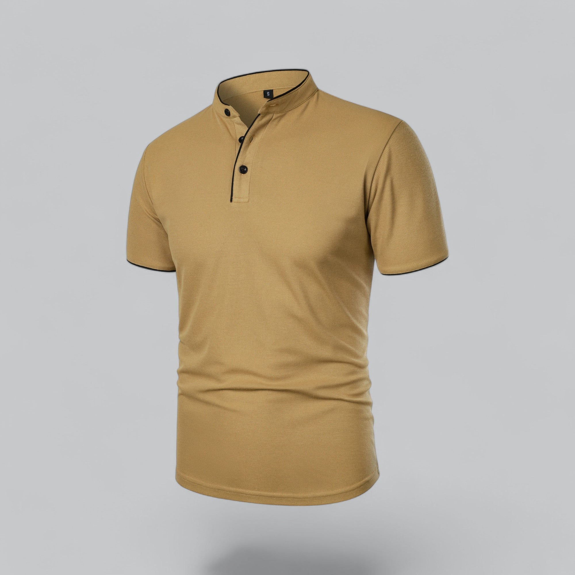 Herr Bomull Polo Skjorta Med Modern Stil
