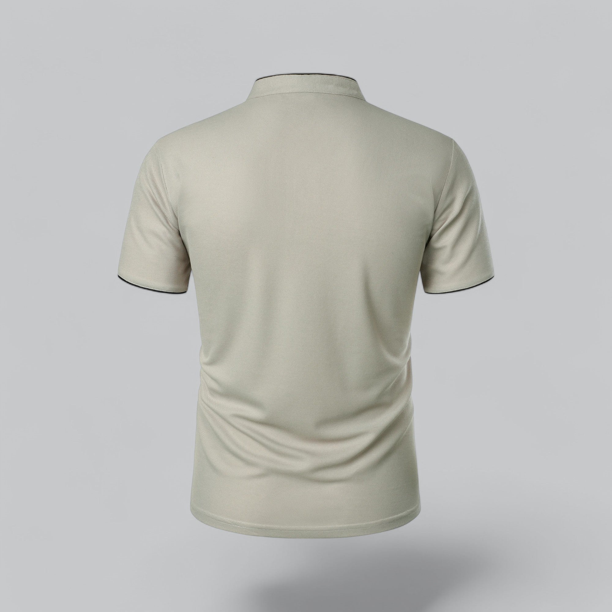 Herr Bomull Polo Skjorta Med Modern Stil