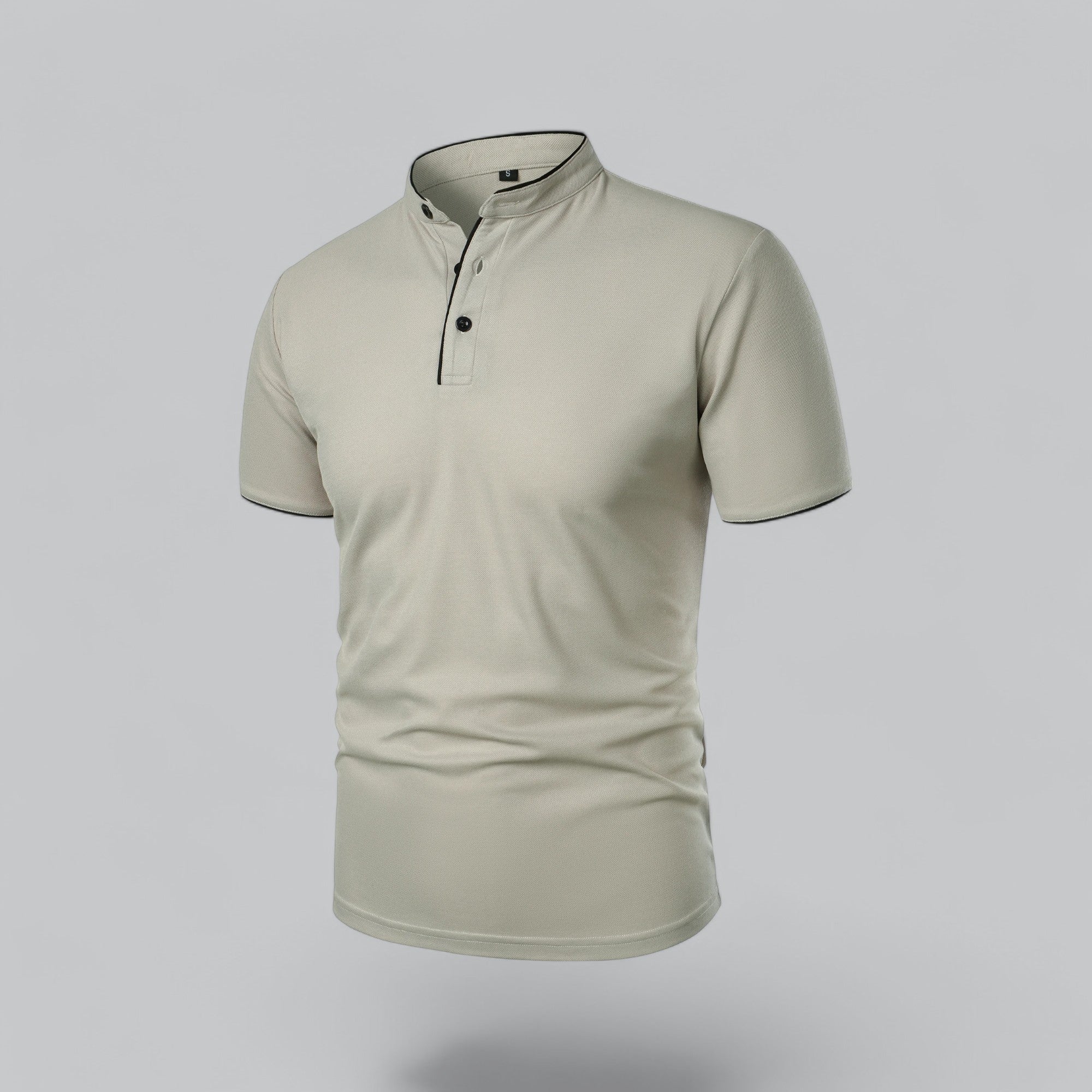 Herr Bomull Polo Skjorta Med Modern Stil