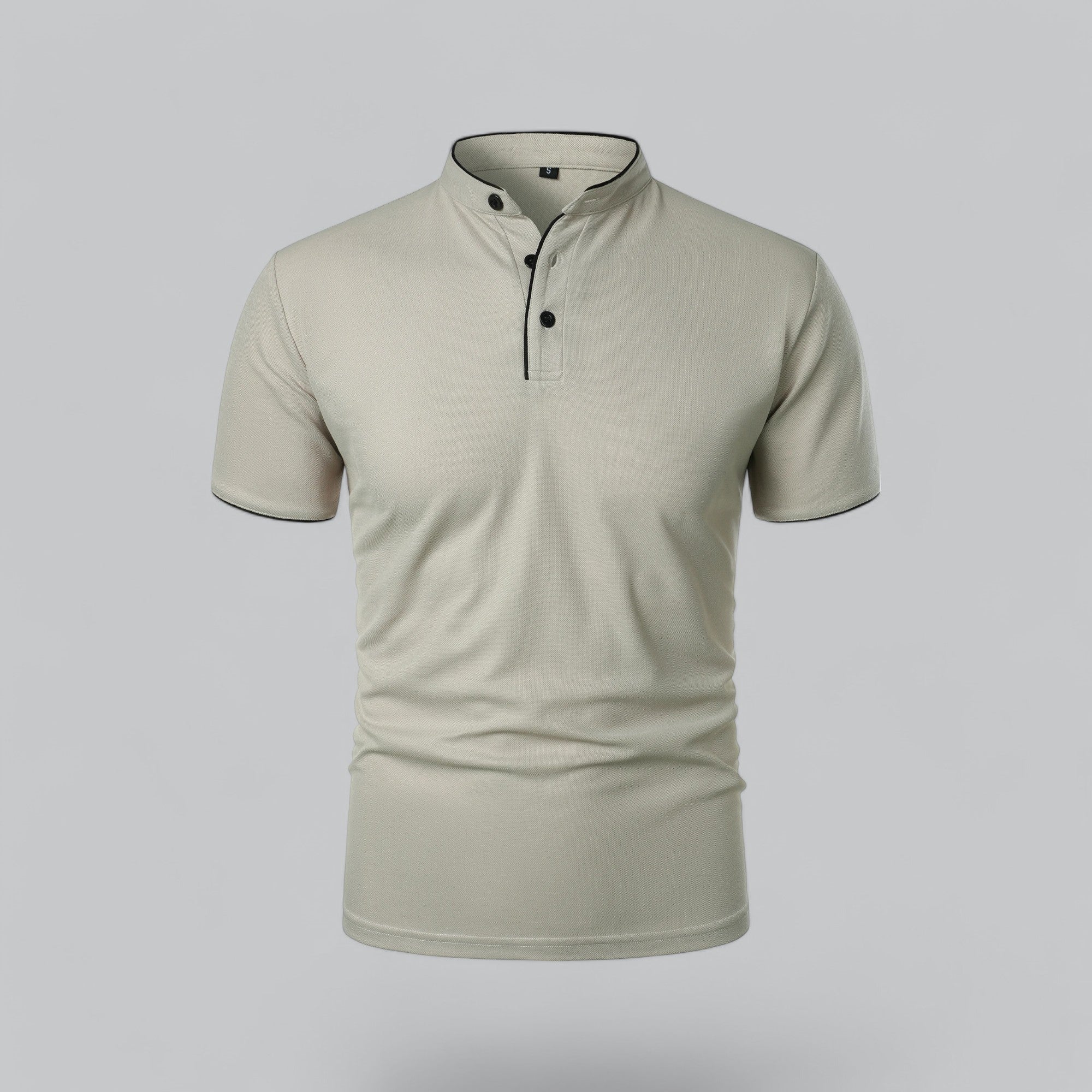 Herr Bomull Polo Skjorta Med Modern Stil