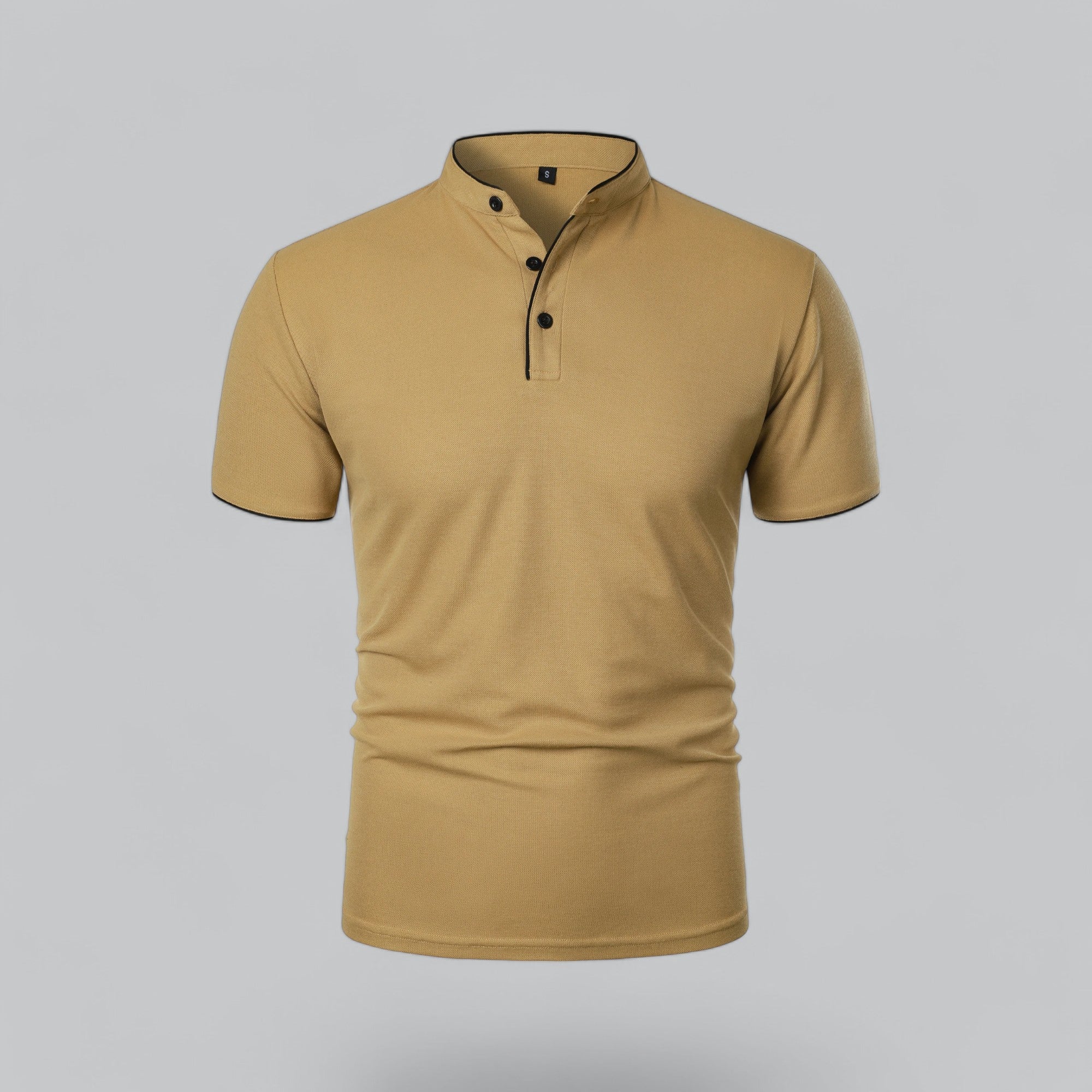 Herr Bomull Polo Skjorta Med Modern Stil