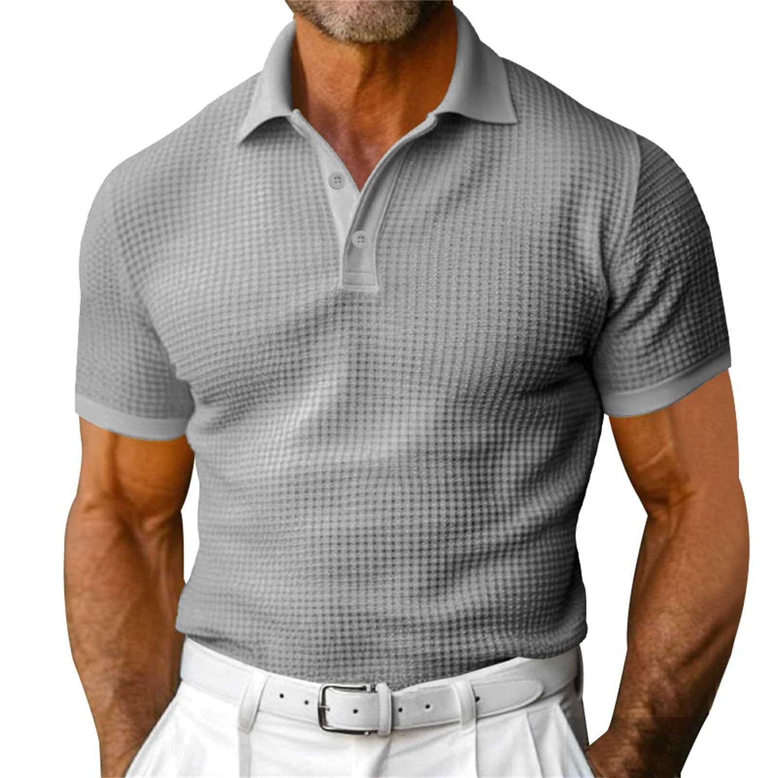 Herr Bomull Polo Skjorta Slim Fit