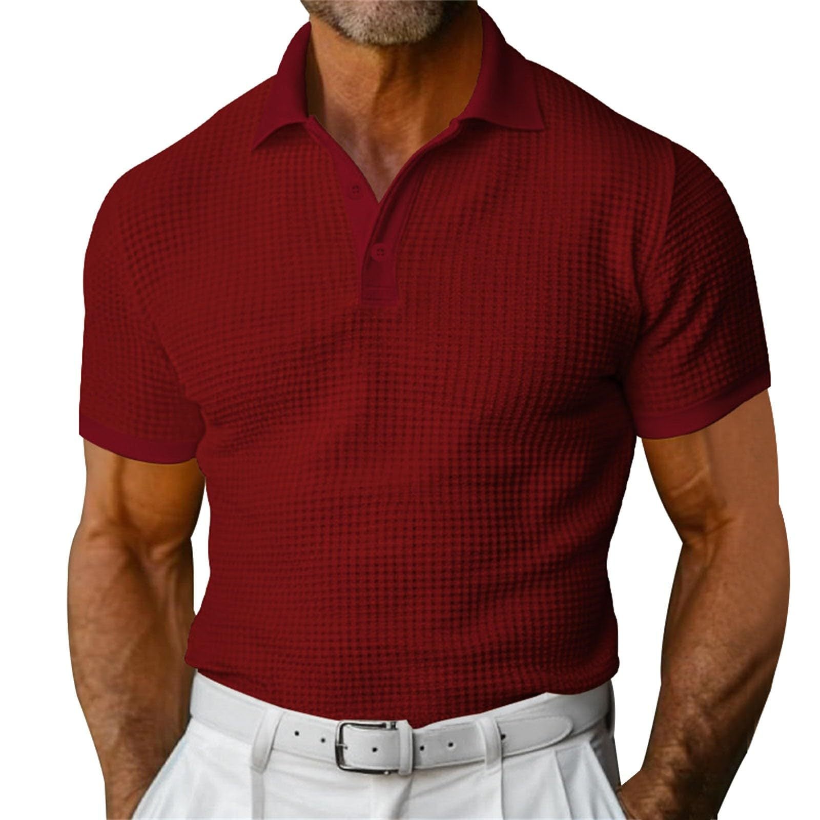 Herr Bomull Polo Skjorta Slim Fit