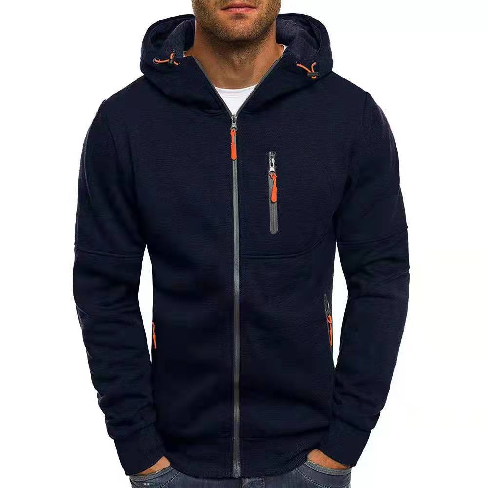 Herr Fleece Huvtröja Med Huva
