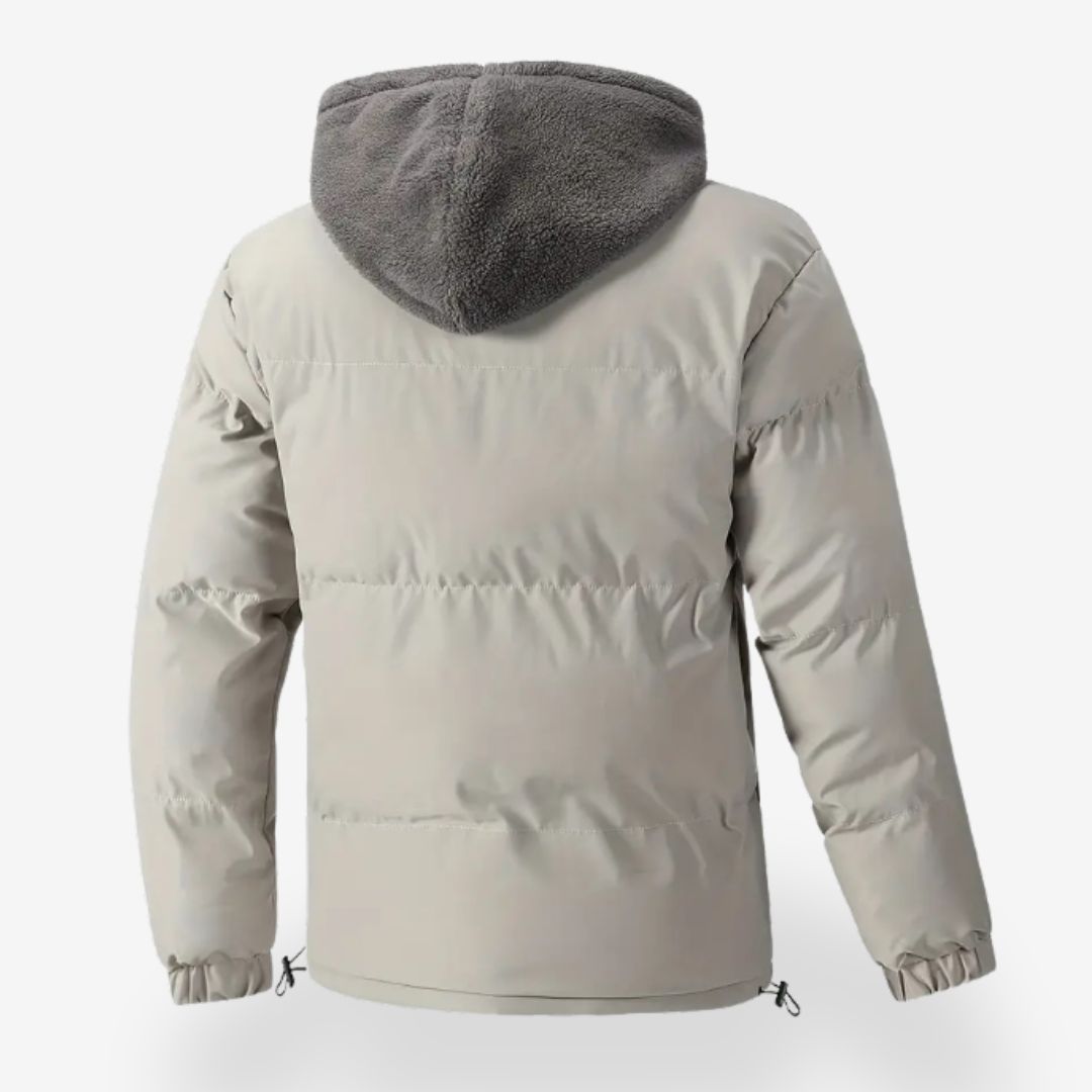 Herr Isolerad Hoodie Jacka - Varm