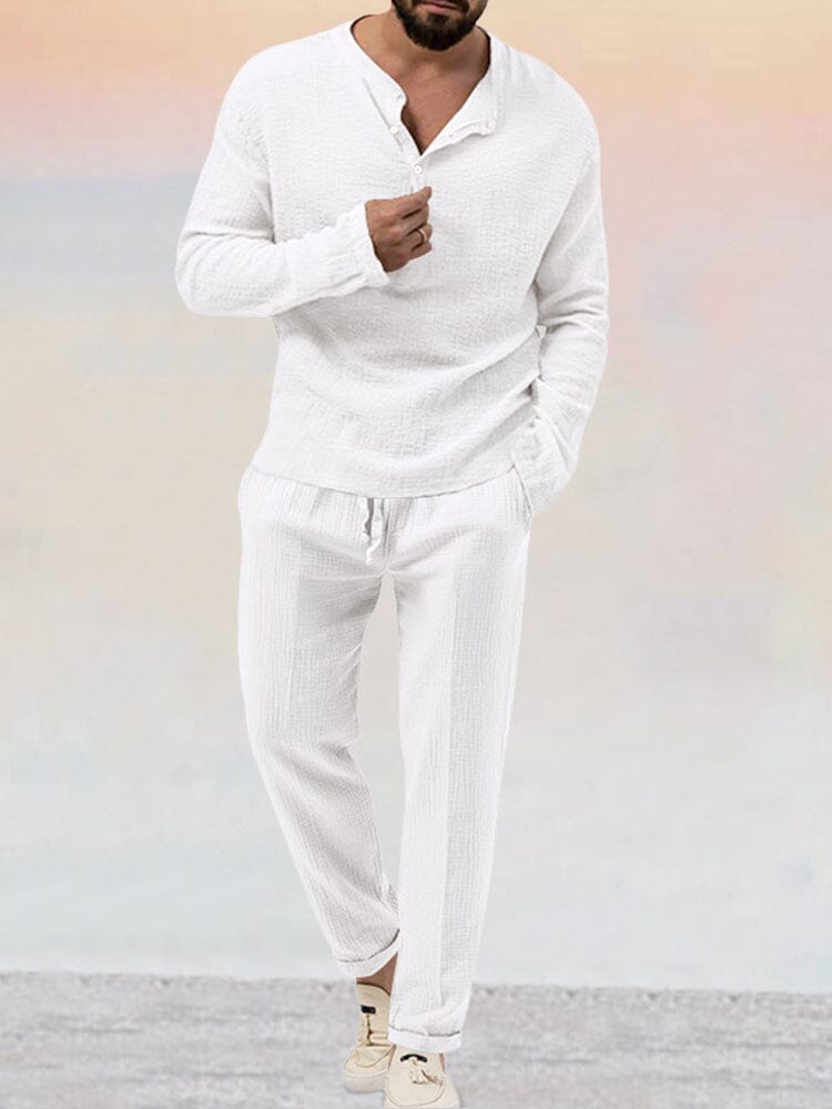 Herr Loungewear Set i Bomull