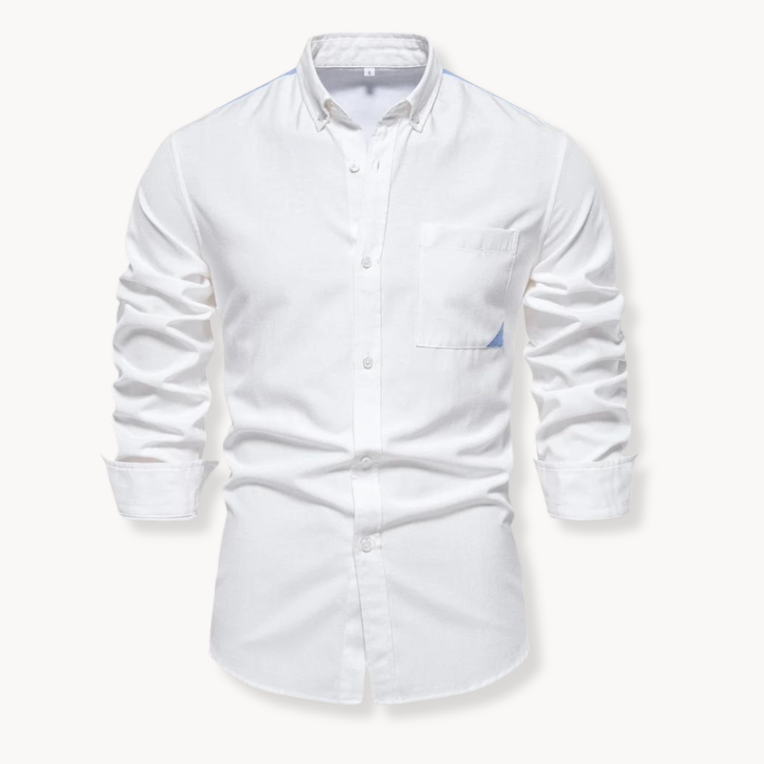 Herr Oxford Skjorta - Stilren och Tidslös Design