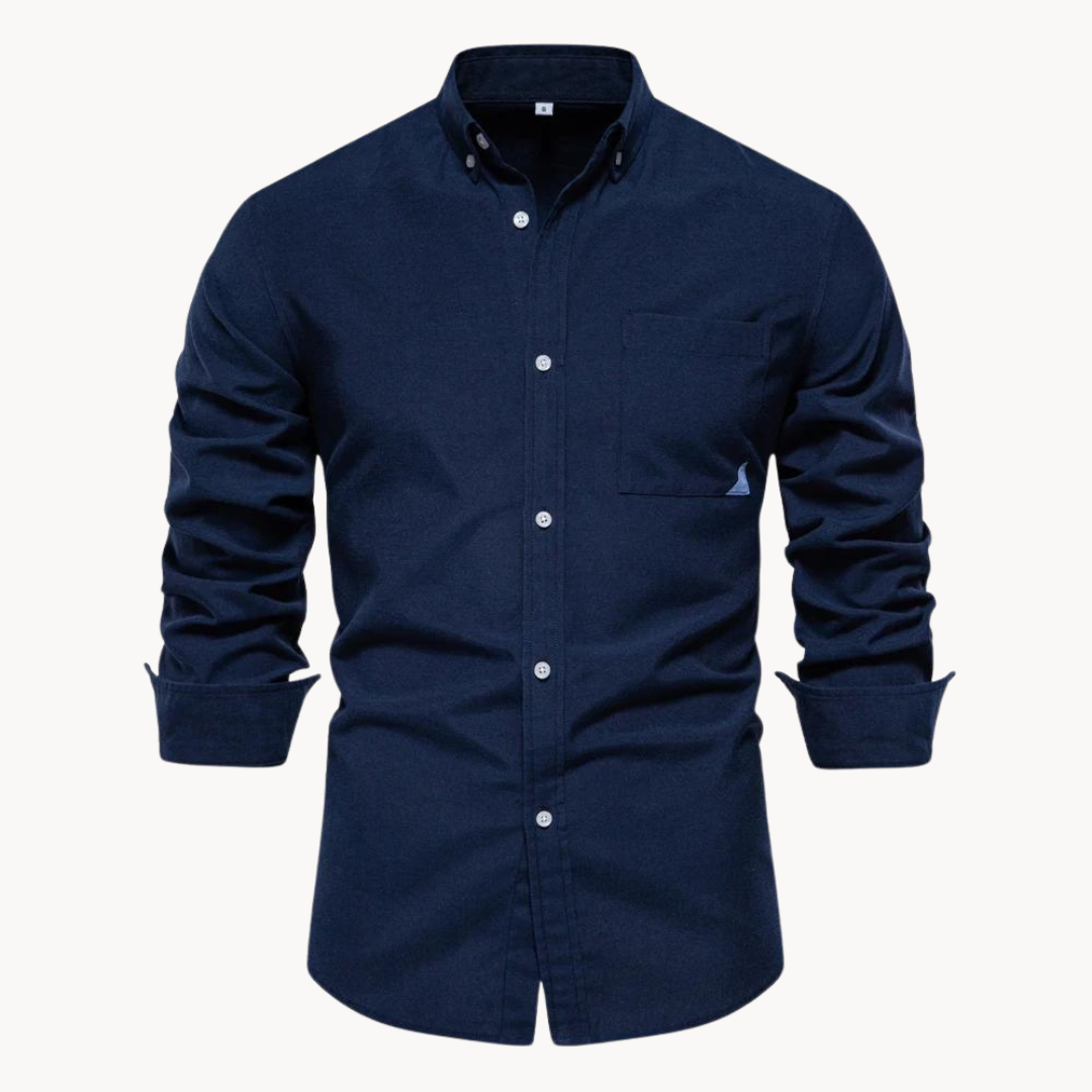 Herr Oxford Skjorta - Stilren och Tidslös Design