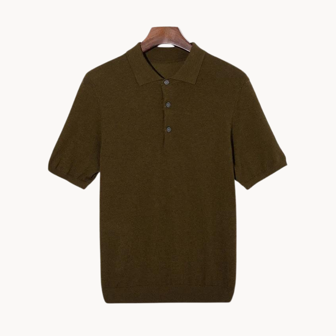 Herr Polo T-shirt i Ull för Komfort och Fräschör