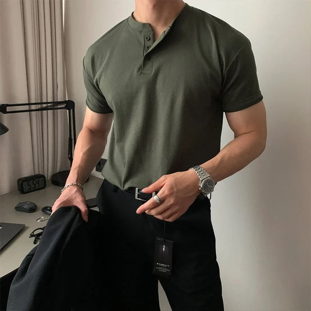 Herr Polo T-shirt med Klassisk Design