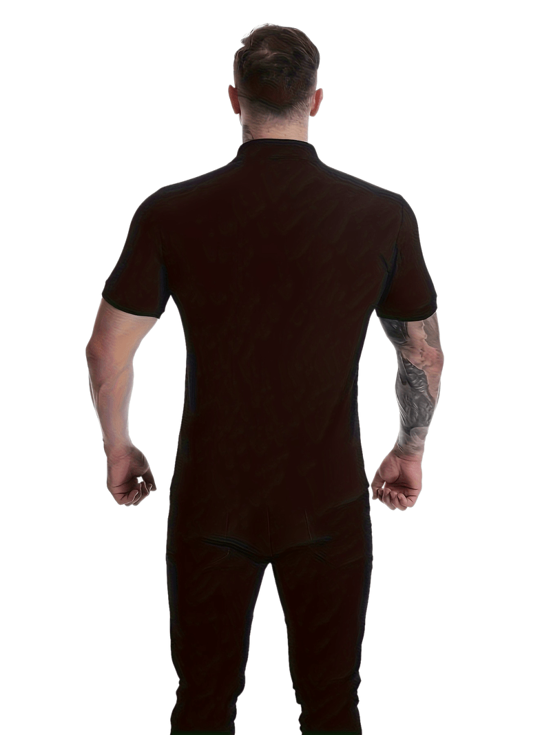 Herr Ribbad Skjorta Bomull Slim Fit