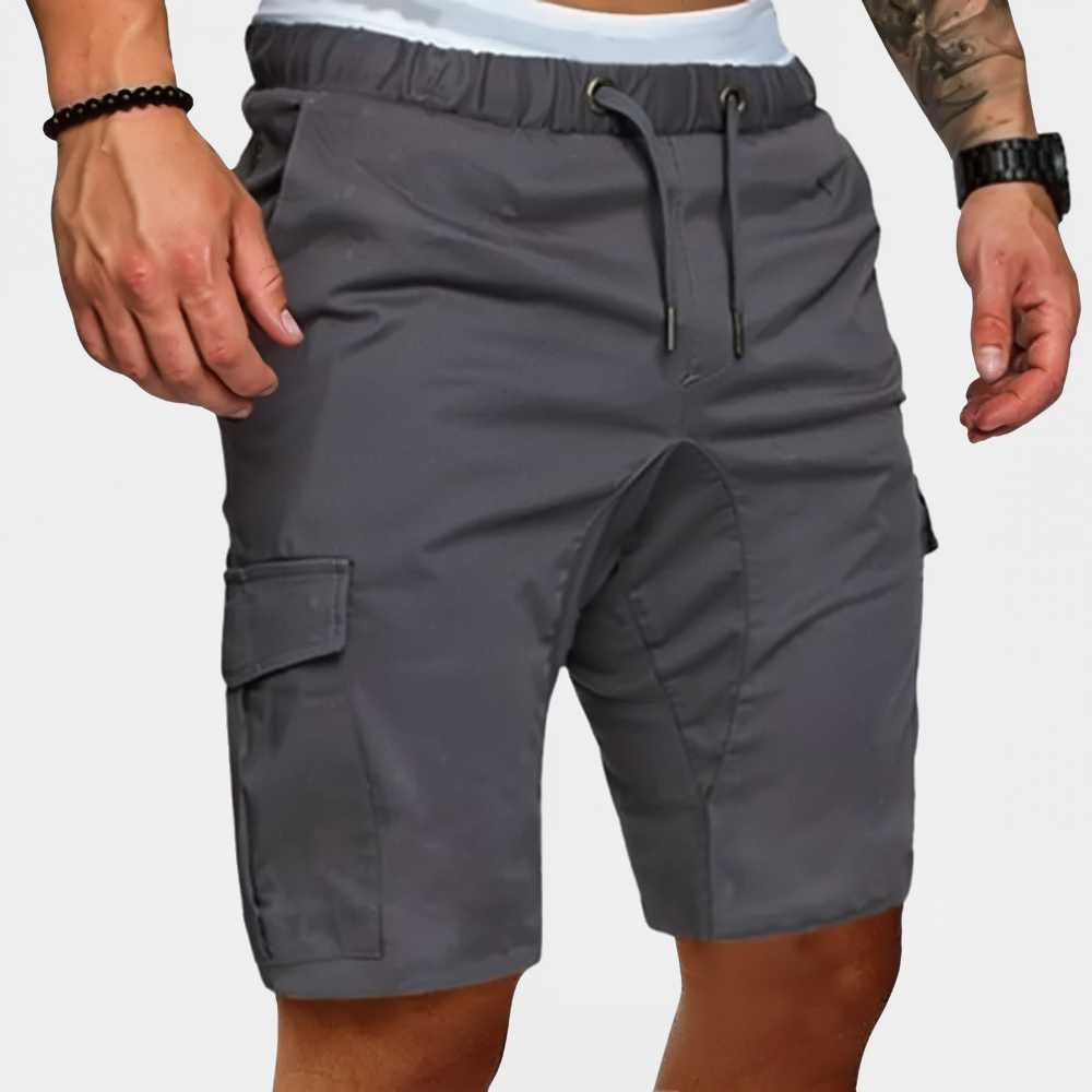 Herr Shorts för Sport och Strand med Elastisk Midja