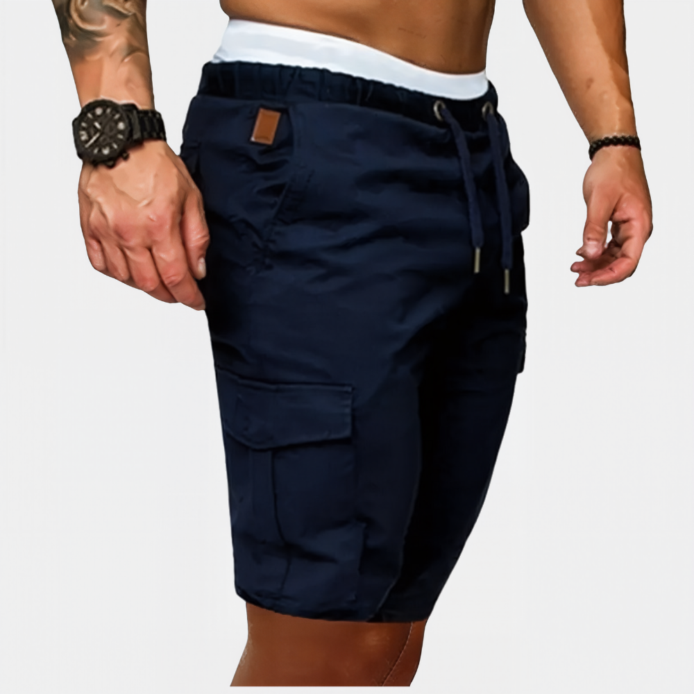 Herr Shorts för Sport och Strand med Elastisk Midja
