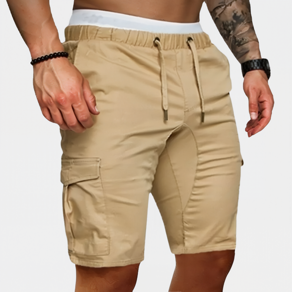 Herr Shorts för Sport och Strand med Elastisk Midja