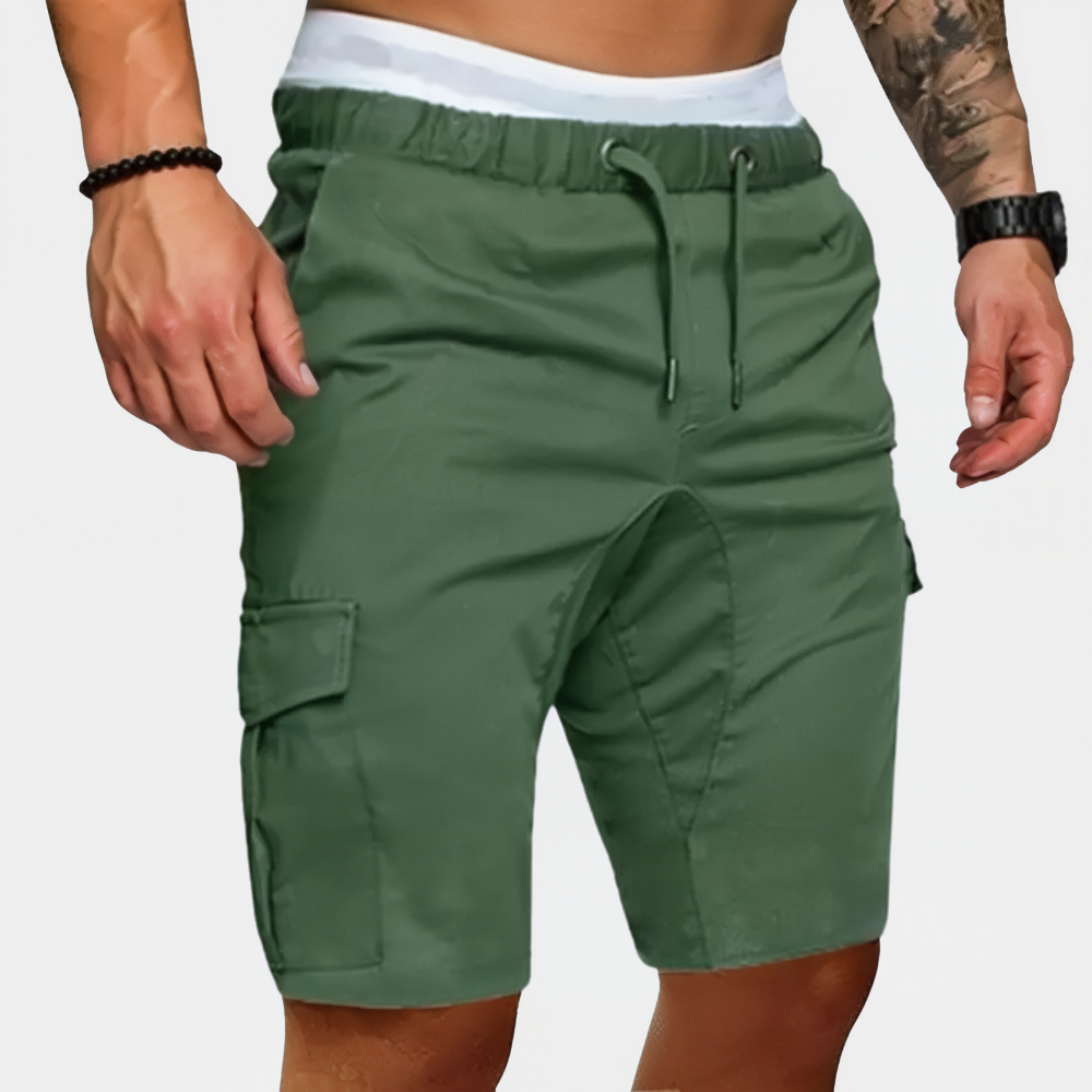Herr Shorts för Sport och Strand med Elastisk Midja