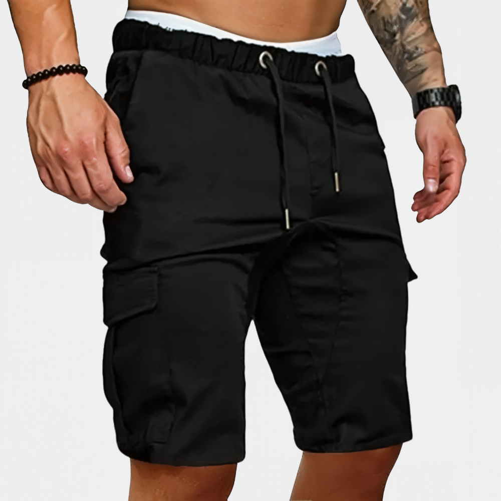 Herr Shorts för Sport och Strand med Elastisk Midja