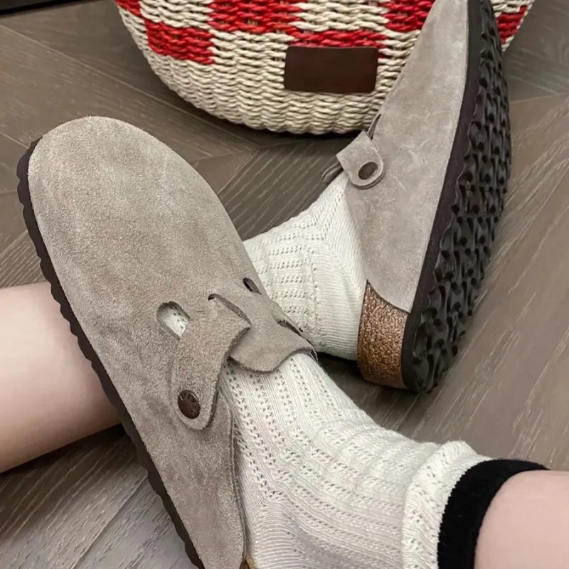 Herr Slip On Skor med Justerbart Spänne för Alla Tillfällen