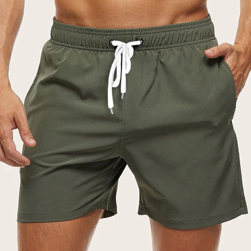 Herr Snabbtorkande Baddräkt med Stilren Design