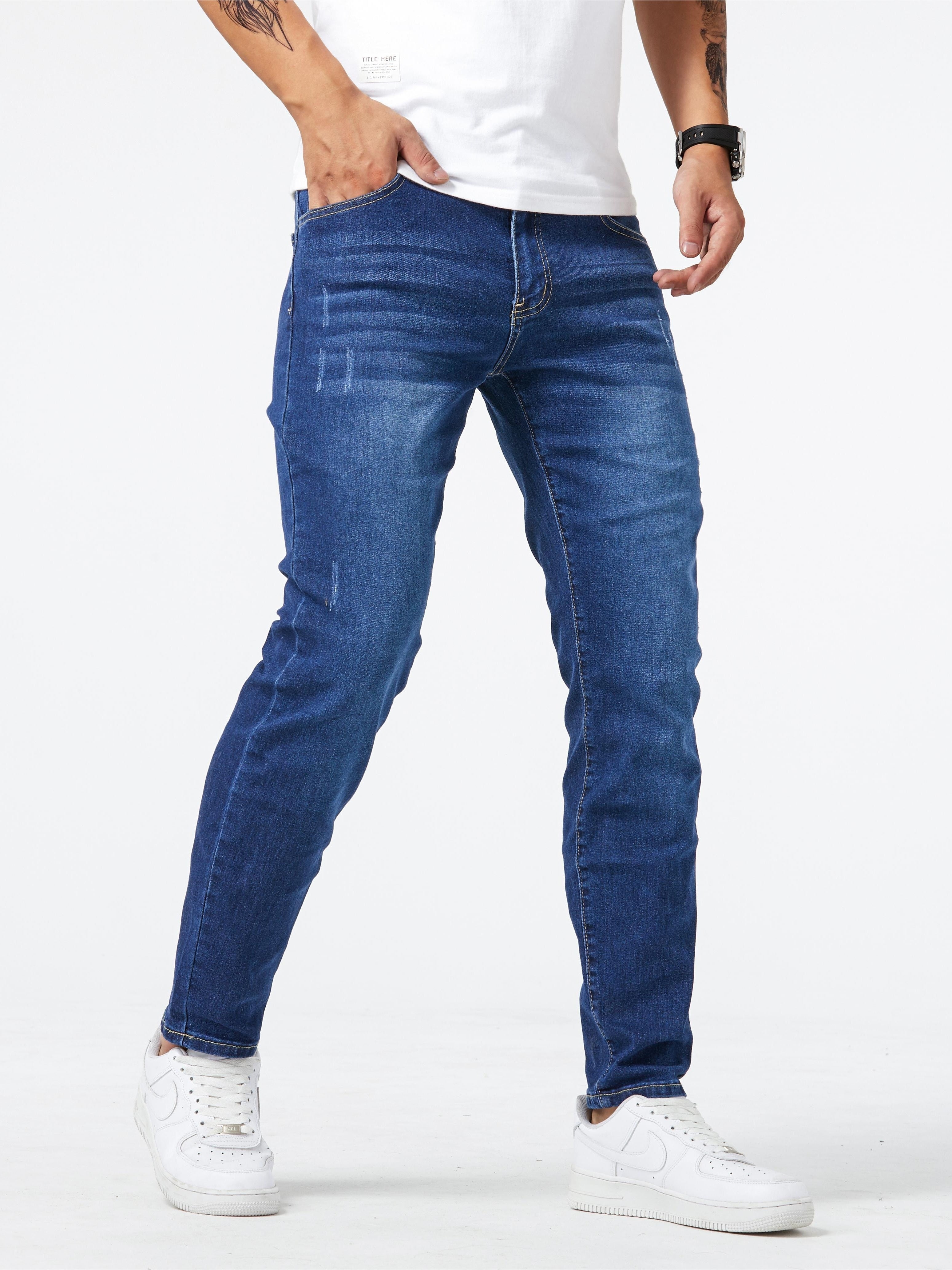 Herr Stretch Jeans Slim Fit Denim