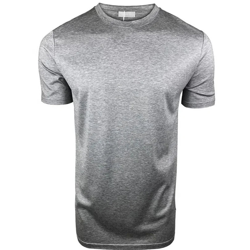 Herr T-Shirt Bomull Kvalitets T-Shirt Herr