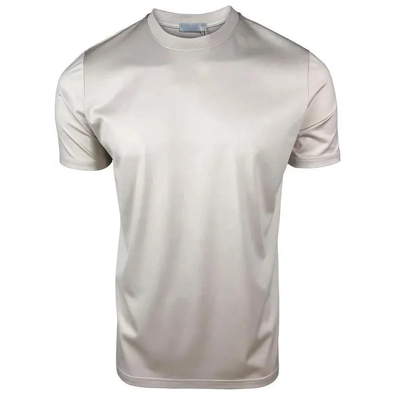 Herr T-Shirt Bomull Kvalitets T-Shirt Herr
