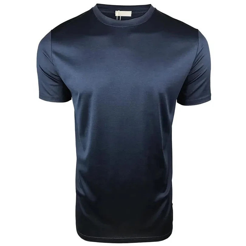 Herr T-Shirt Bomull Kvalitets T-Shirt Herr