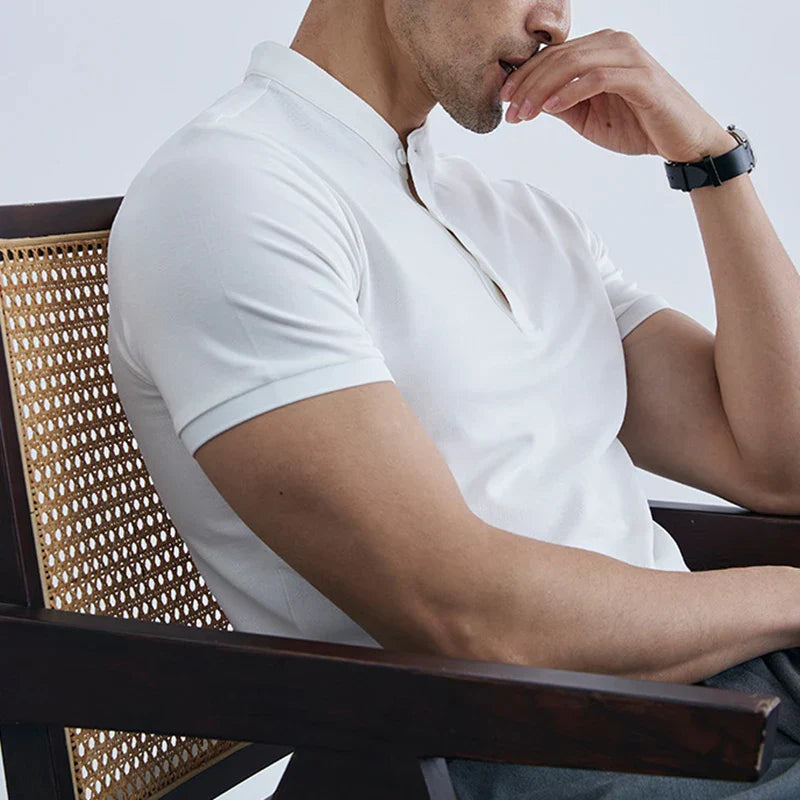 Herr T-shirt Bomull Slim Fit