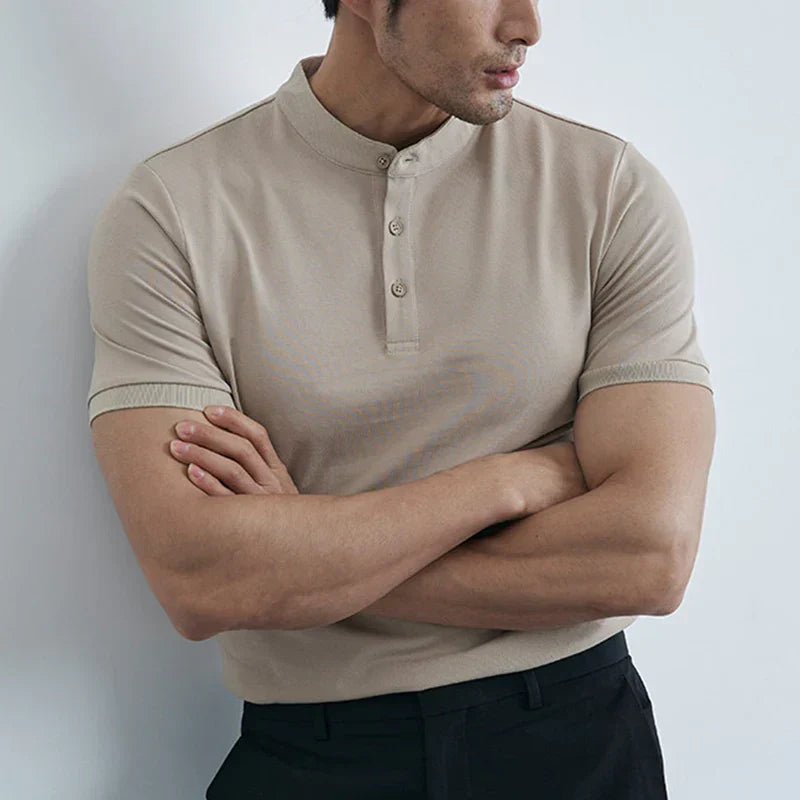 Herr T-shirt Bomull Slim Fit