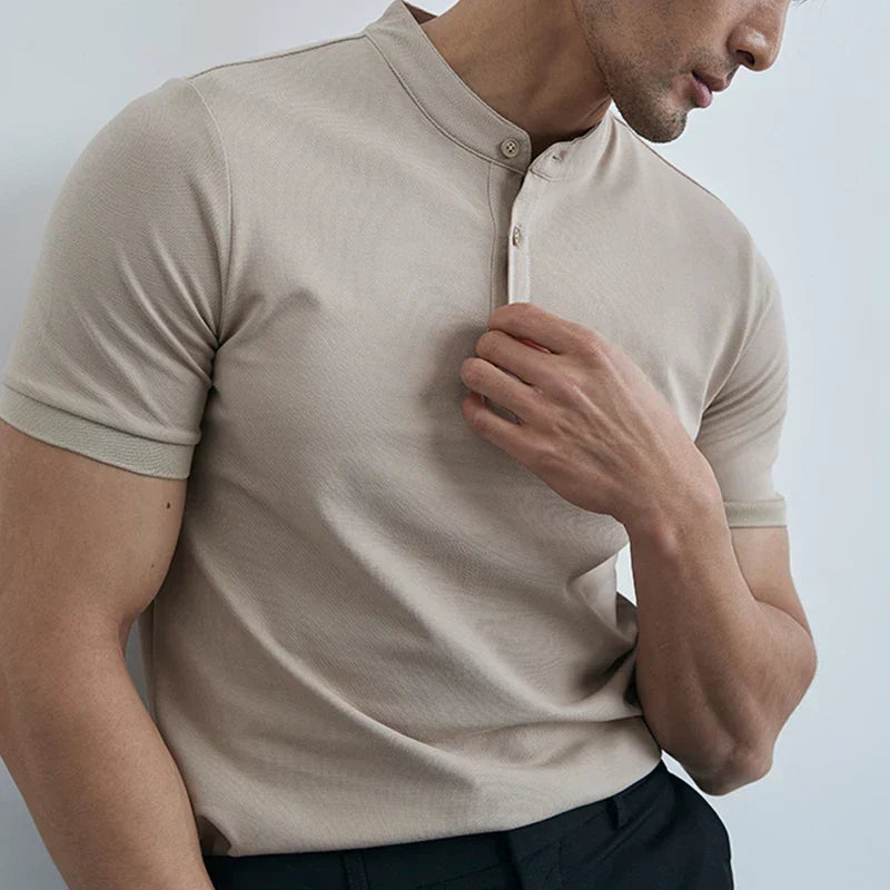 Herr T-shirt Bomull Slim Fit