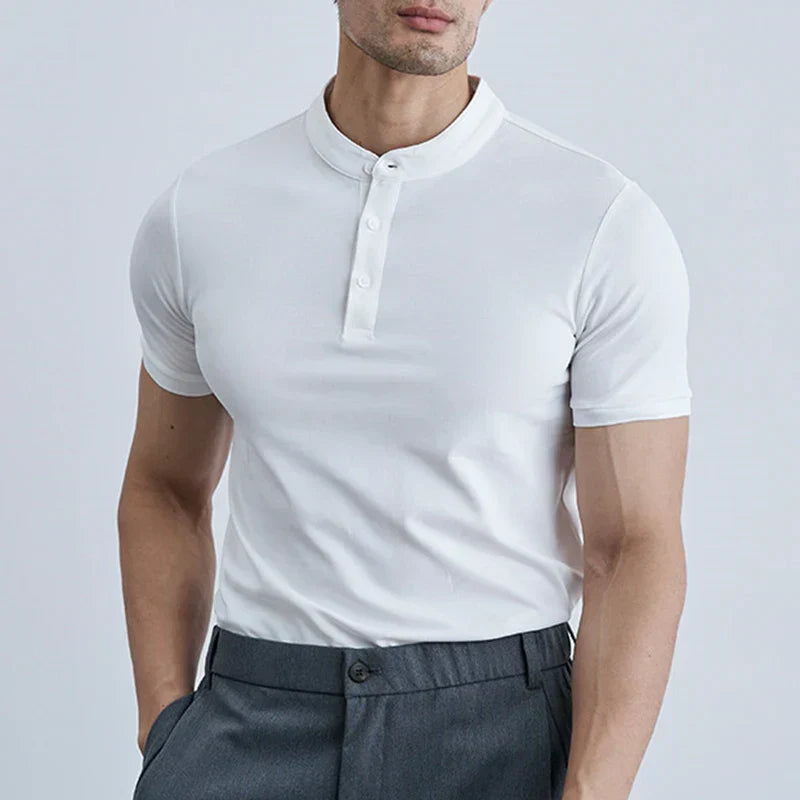 Herr T-shirt Bomull Slim Fit