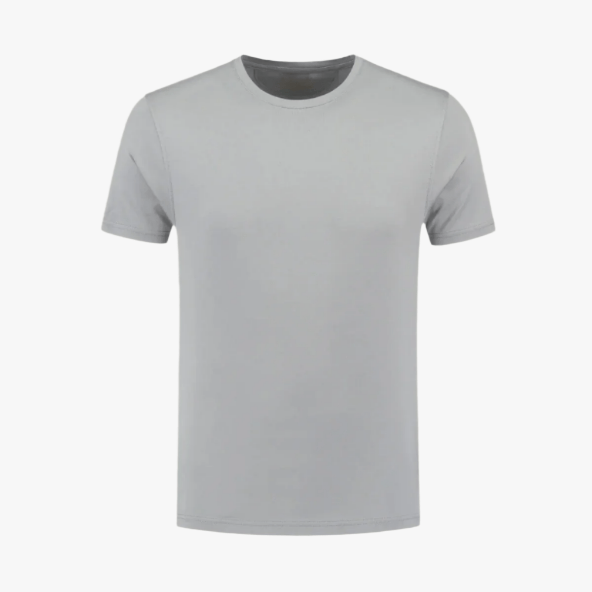 Herr T-shirt Merceriserad Bomull Klassisk Rundhalsad