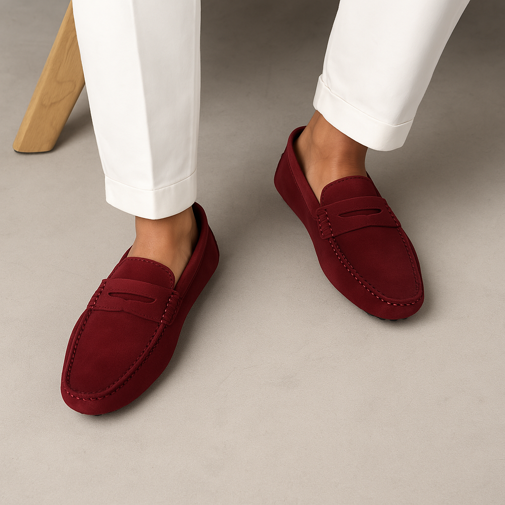 Herr Loafers i Italiensk Stil 1