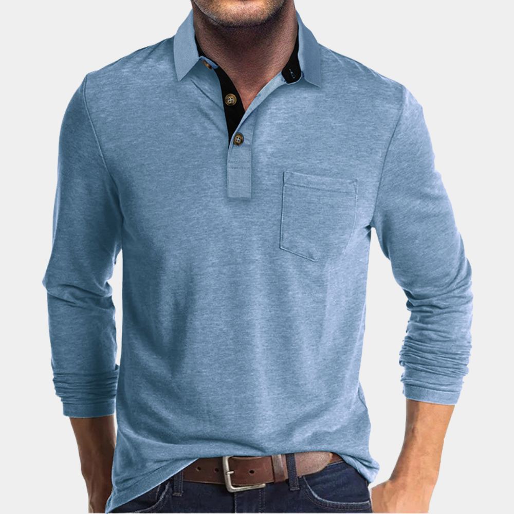 Herr Polo med Elegant Design för Stil och Komfort 0