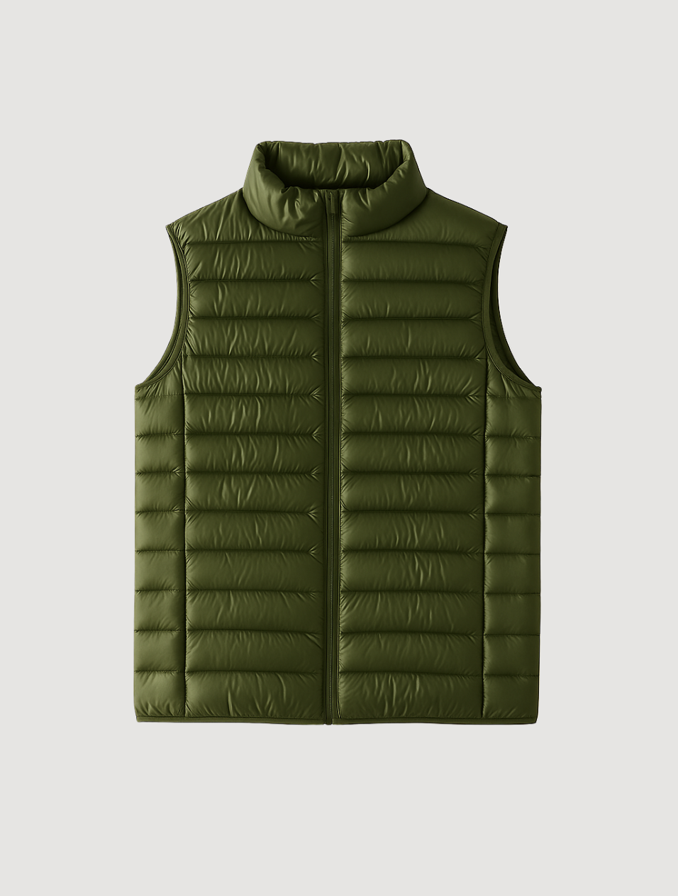 Herr Quiltad Bodywarmer med Minimalistisk Design 1