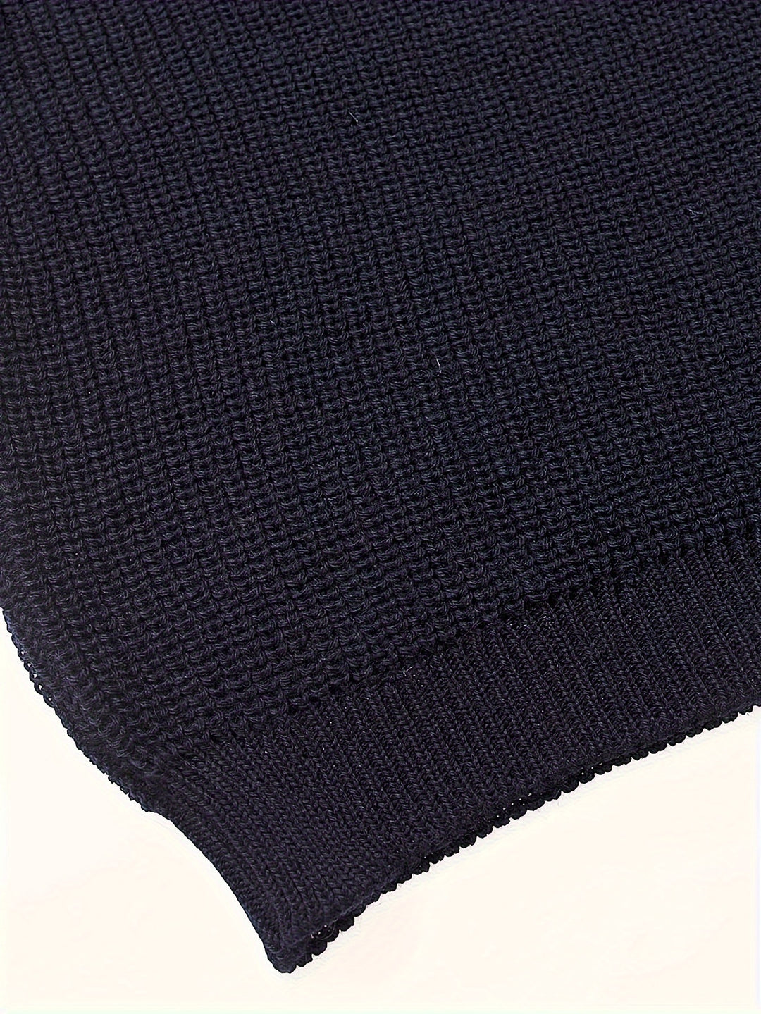 Herr Stickad Tröja med Rund Hals och Klassisk Design 2