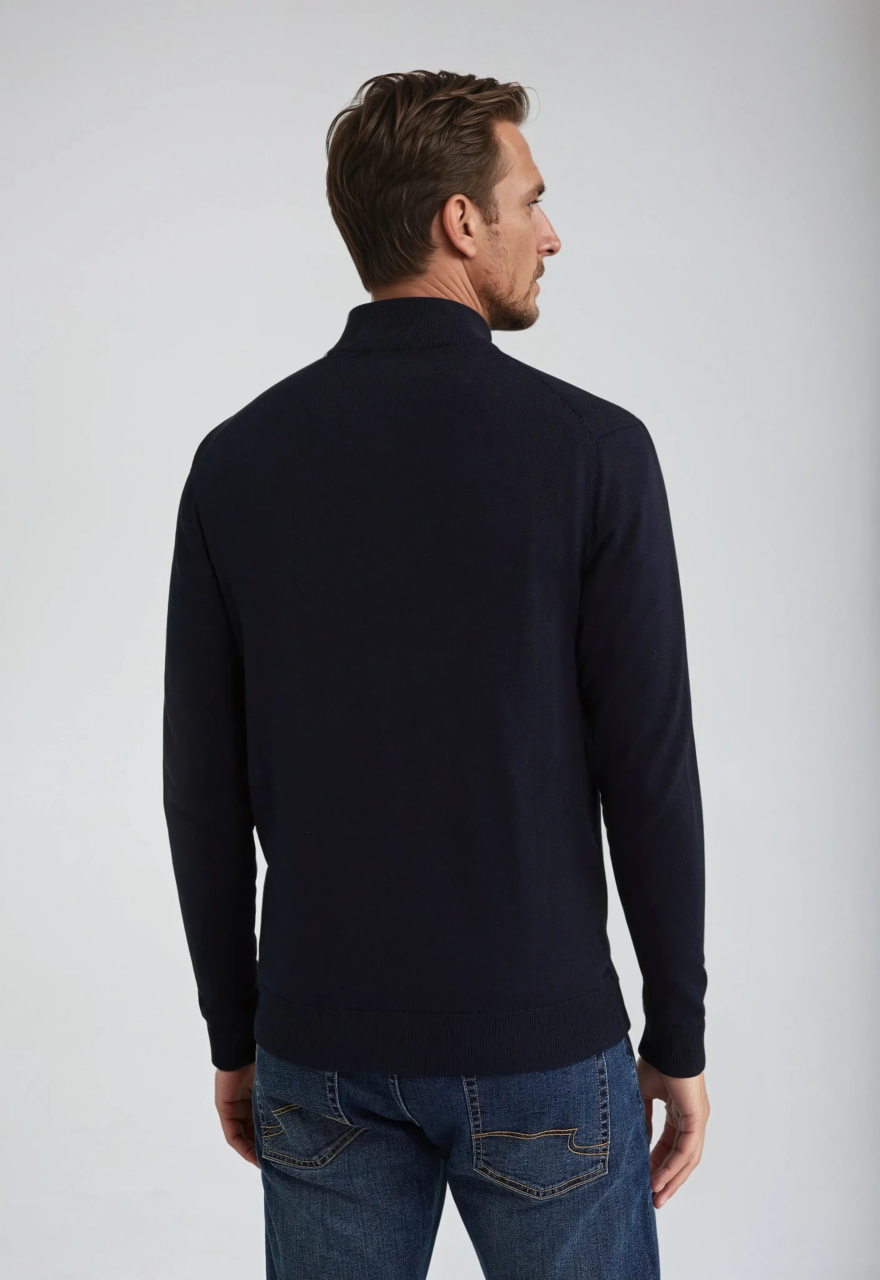 Herr Sweatshirt med Full Dragkedja och Andningsbart Tyg 1