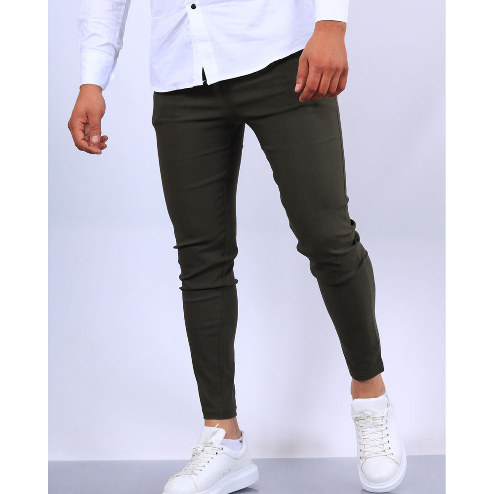 Herrbyxor Ullmix Slim Fit för Affär och Formella Tillfällen