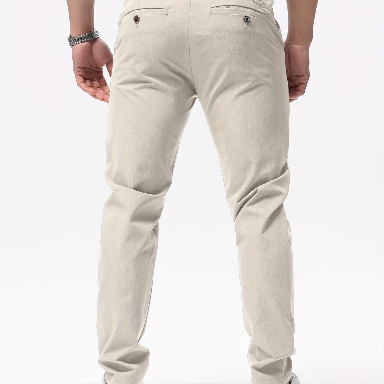 Herrbyxor i 100% Bomull Slim Fit